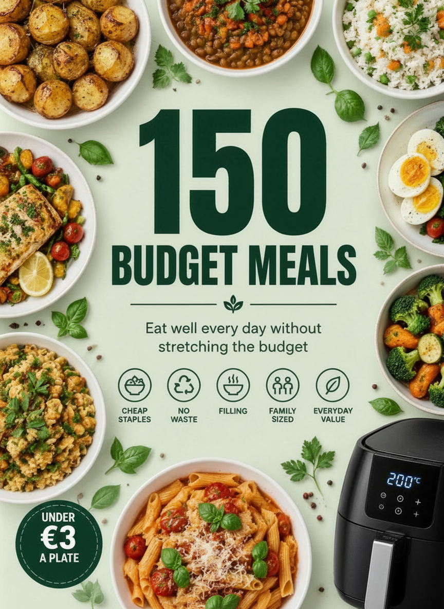 150 Budget Meals: under €3 a plate (digital PDF)