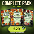 The Happy Fryer Pack: 3 digital books plus 9 bonuses for €29
